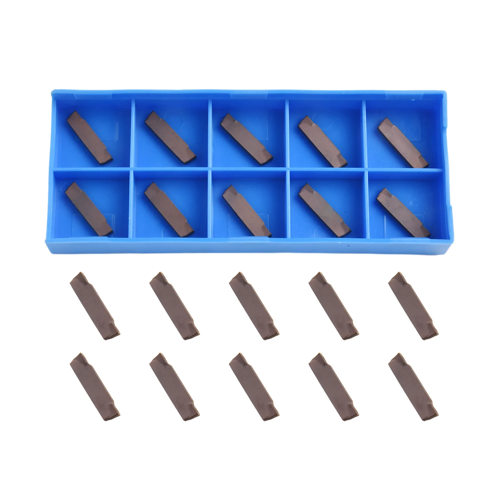20PCS MGMN200G PC9030 카바이드 인서트 강철 구리 알루미늄 목재 플라스틱용 CNC 선반 절삭 공구