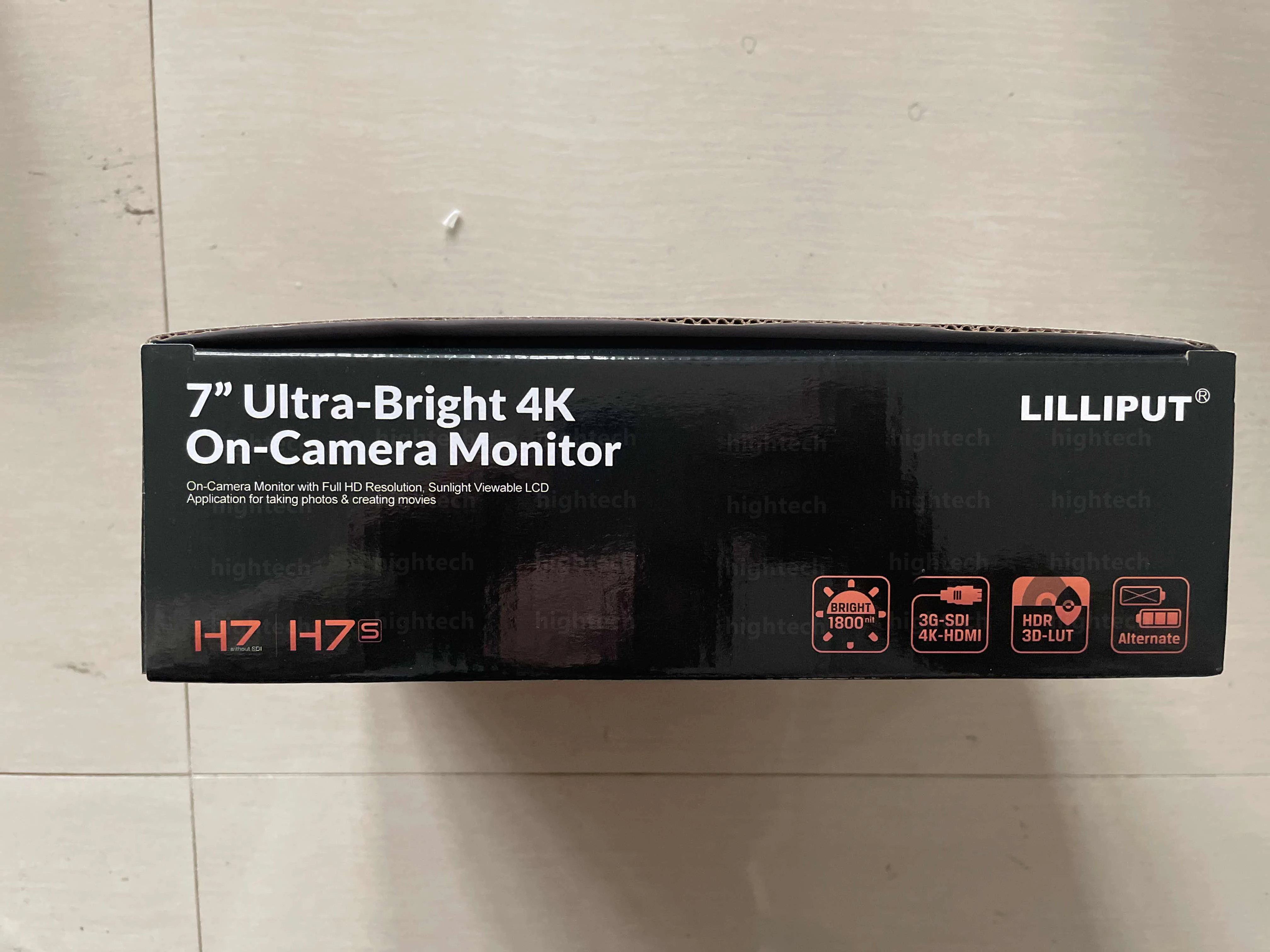 H7S 7 inch 1800nits ultra bright HDMI-compatible SDI on-camera monitor