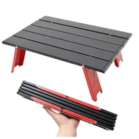 Portable Outdoor Beach Table Ultralight Foldable Camping Table Mini Aluminum Table Garden Party Trip Hiking Table 3