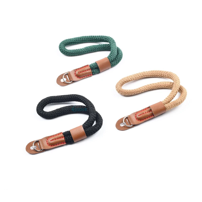 카메라 스트랩 손목 밴드 홀 코튼 24cm 고품질 카메라 핸드 손목 스트랩 블랙 (라이카 디지털 SLR 카메라 M8 M9 후지필름 X20 X 용)