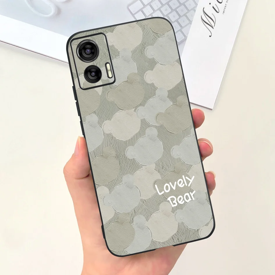 Cute Cartoon Tulip Shockproof TPU Phone Case - Anti-Fall Bumper Cover