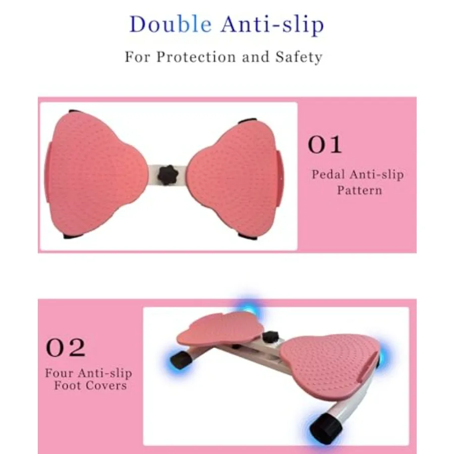 Waist Twister: Adjustable Ab Twisting Machine for Core & Abs Workout | Noiseless Home Gym Equipment to Slim Waist - Ideal for Wo