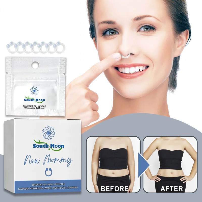 New Natural Herbal Essential Oil Nose Ring Slimming Product Body Belly