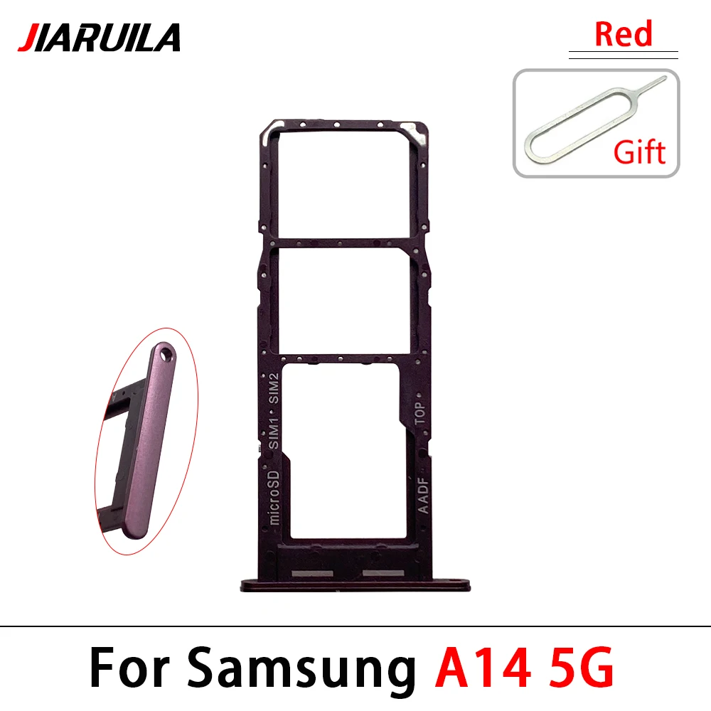 Dual Card SIM-Kartenhalter Fach Chip Slot Schublade Halter Adapter Buchse + Pin für Samsung A32 A14 4G / A14 5G / A32 5G – Detail 9