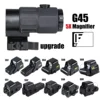 Eotech 558 Holographic Collimator Red Dot Sight G43/G33 3X G45 5X Magnifier Airsoft Equipments Hunting W/20mm Mount& QD Lever 6