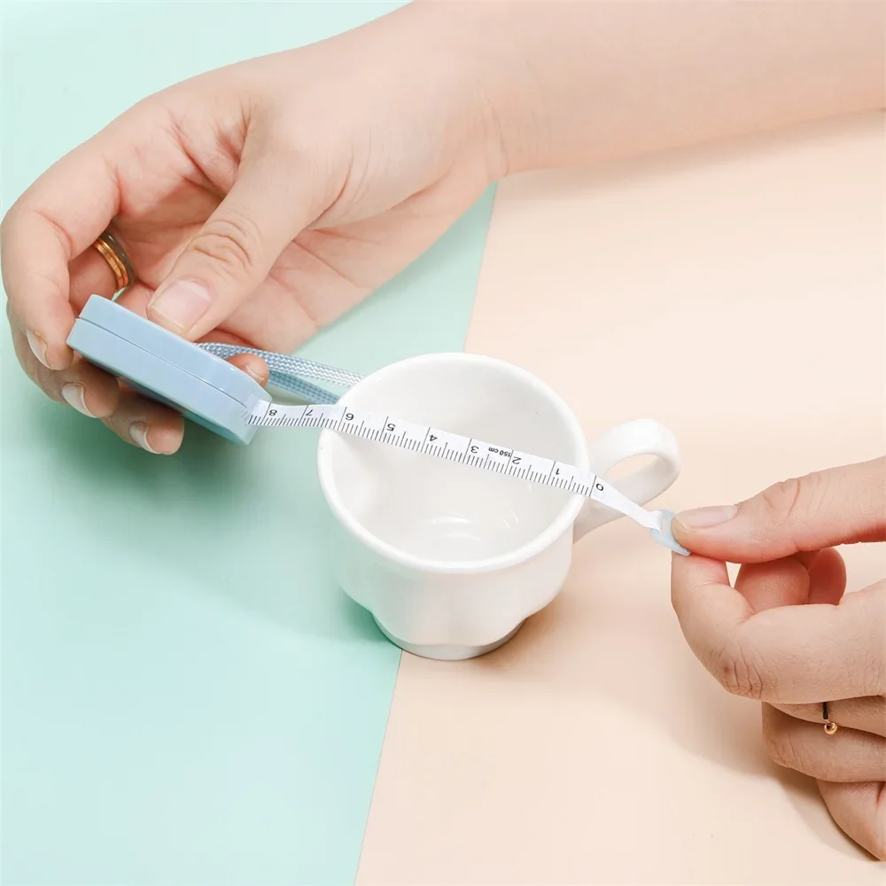 Measure Plastic Ruler Roll Accessories 150cm/60" Mini Tape Accurate Measurement For DIY Jewelry Making Resin Crafts Tools