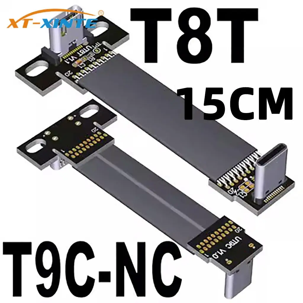 1xUSB32TypeCExtensionFlatRibbonCable90DegreeAngleUSBC