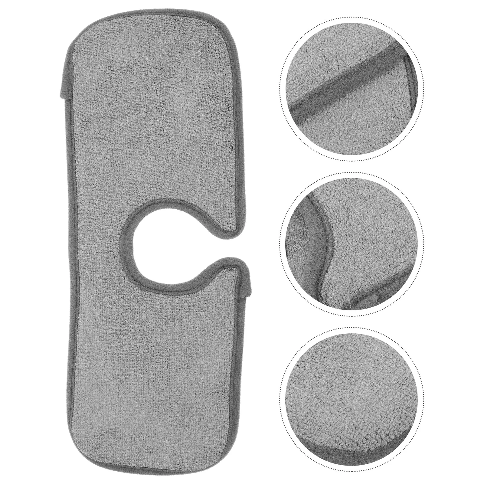 

Guard Kitchen Wraparound Catcher Absorbent Mat Microfiber Cloth Contoured Dish Drying Sponges Drying Racks Farmhouse Bar Grey