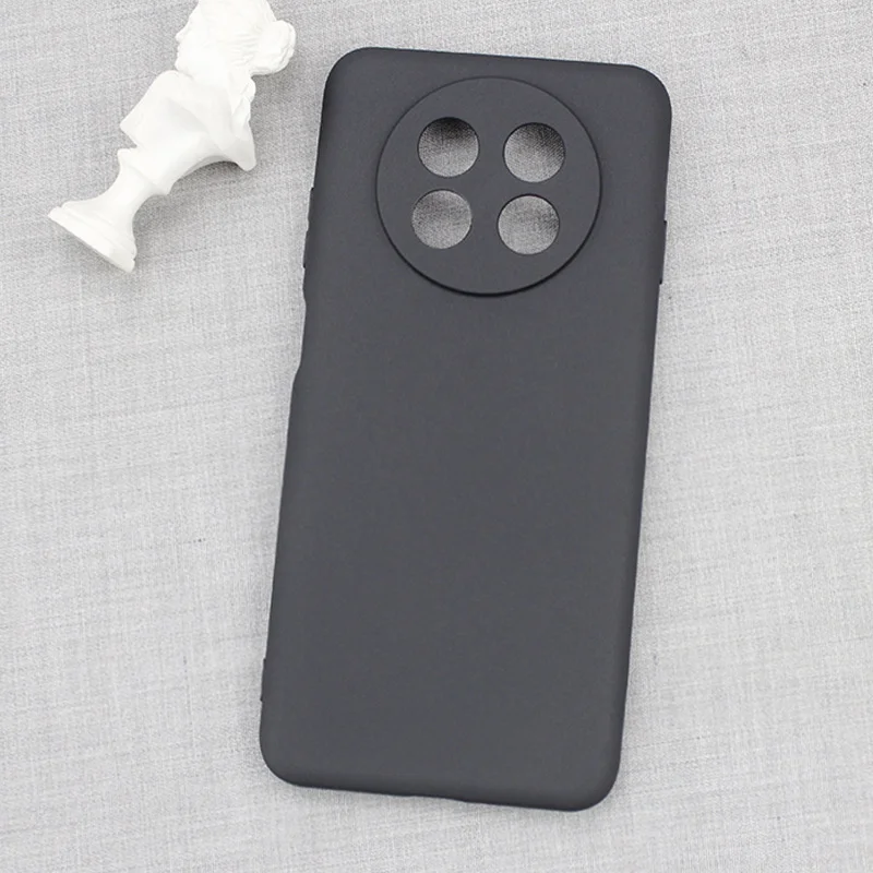 Huawei Nova Y91 Slim Matte Black Silicone Phone Case