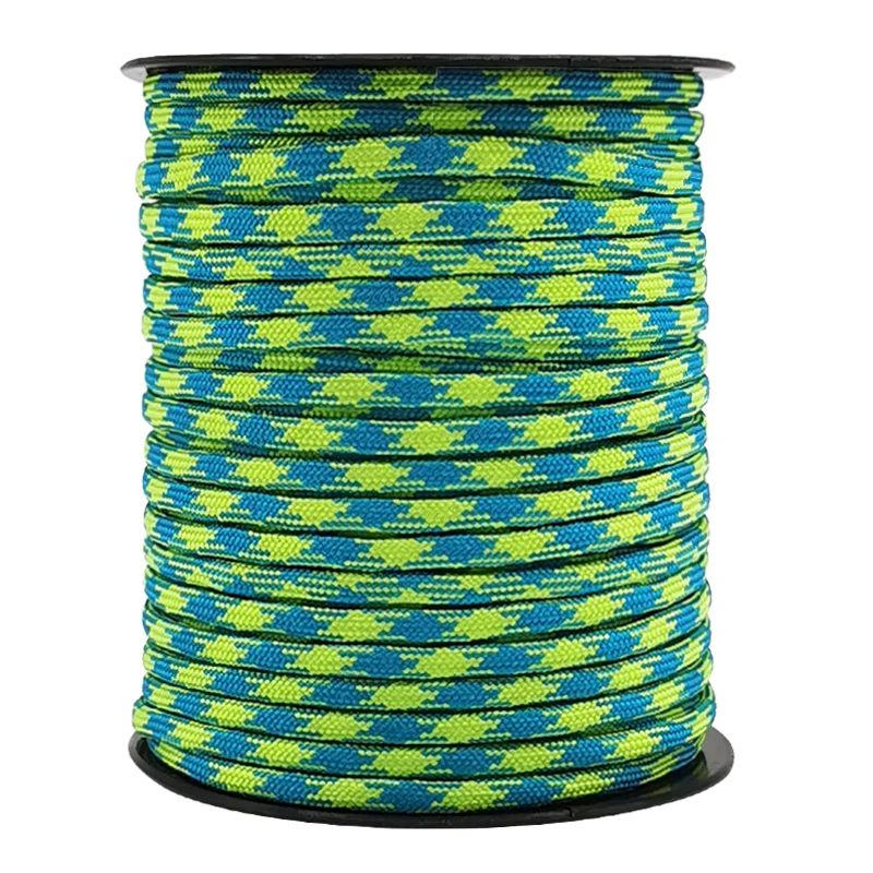 

50Meters Dia.4mm 7 stand Cores Paracord for Survival Parachute Cord Lanyard Camping Climbing Camping Rope Hiking Clothesline