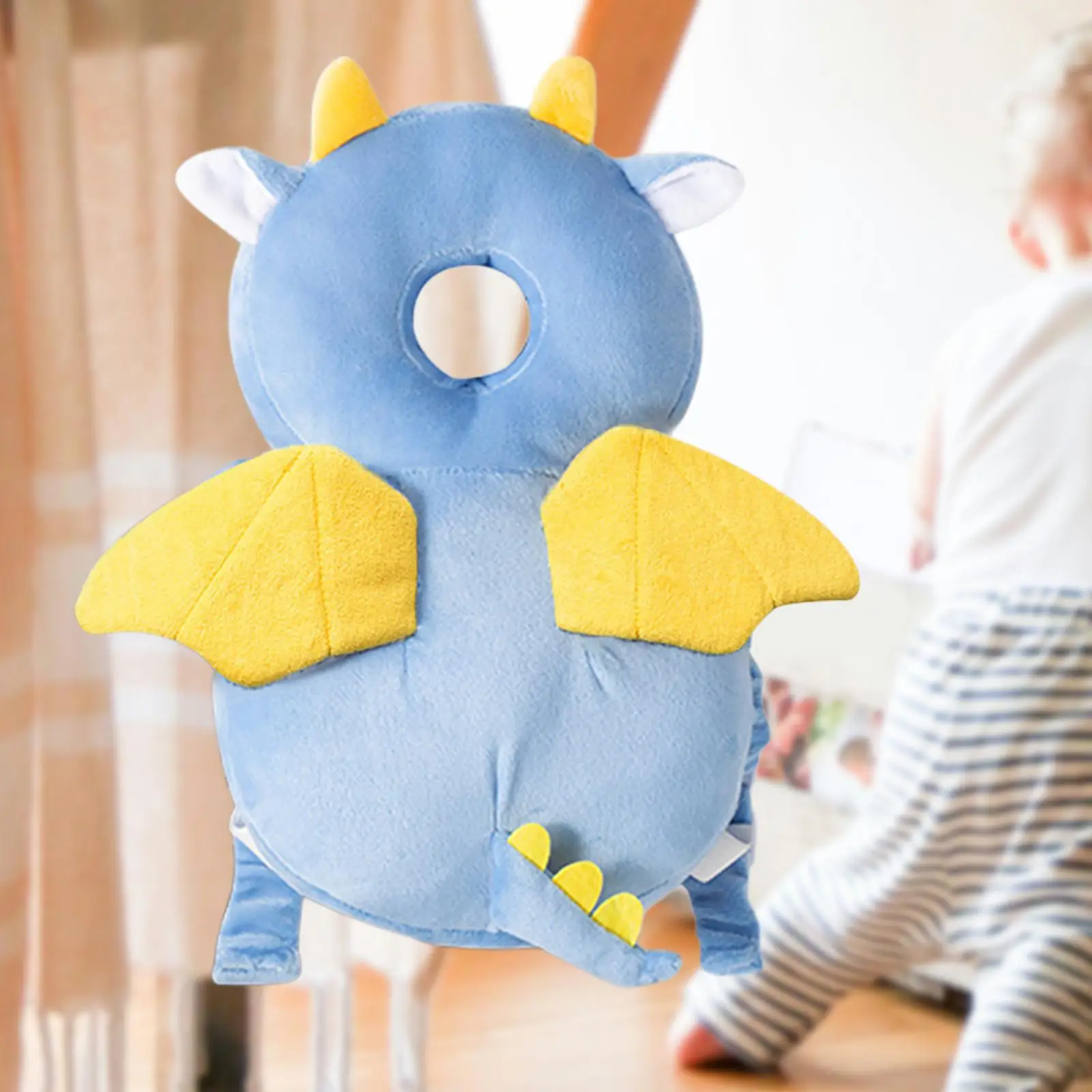 Baby Head Protector Backpack Walker Headrest Adjustable Walking Head Protection Backpack Cushion for Running Learning Children head protection pillow anti fall pillow
