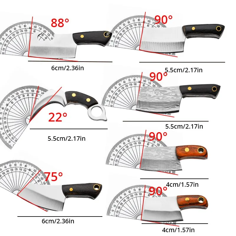 Kitchen Knives 3pcs Stainless Steel Knife Mini Vegetable Knife Implies Wealth Disassembly and Delivery Non Folding Creative Pendant