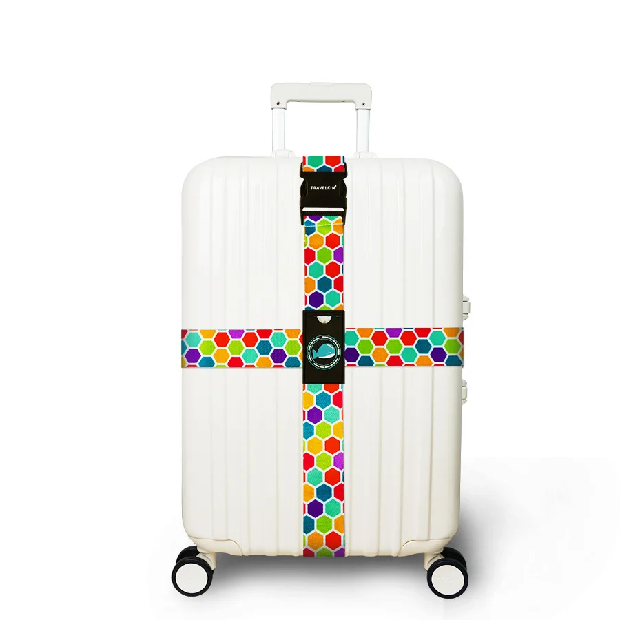 Anti-theft Luggage Buckle Cross Strap Adjustable for Baggage Suitcase