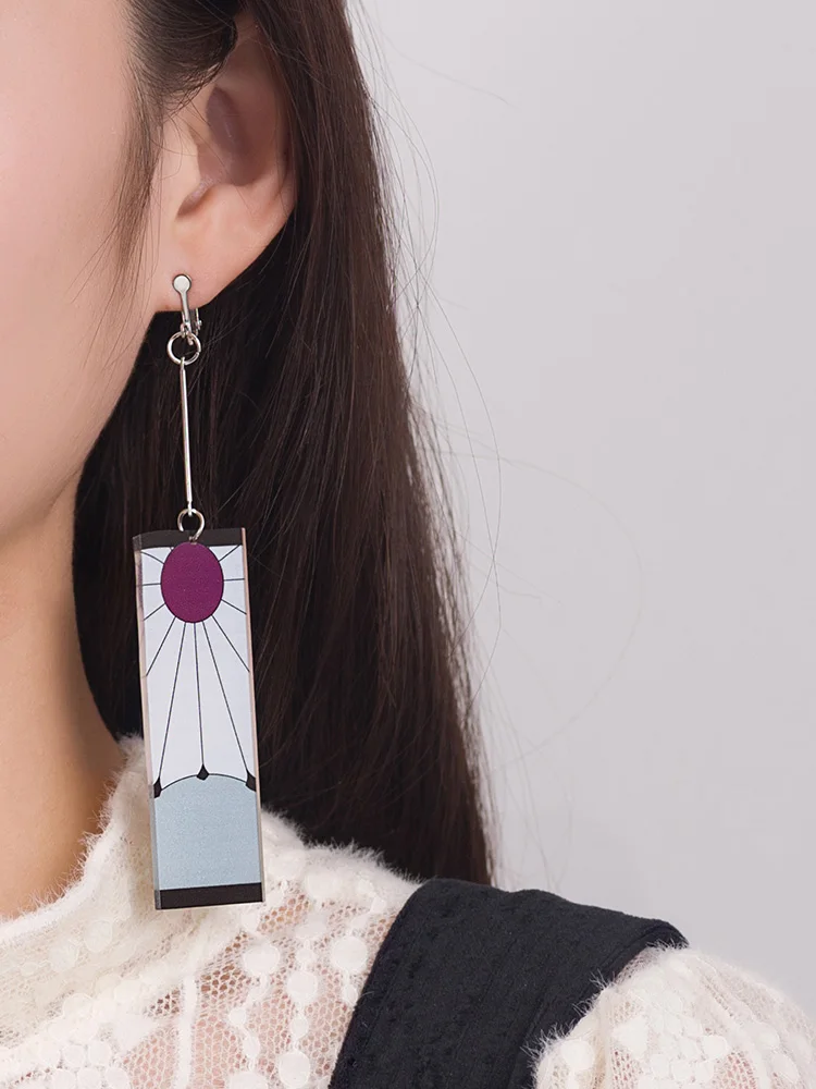 Demon Slayer Kimetsu no Yaiba Drop Earrings Jewelry