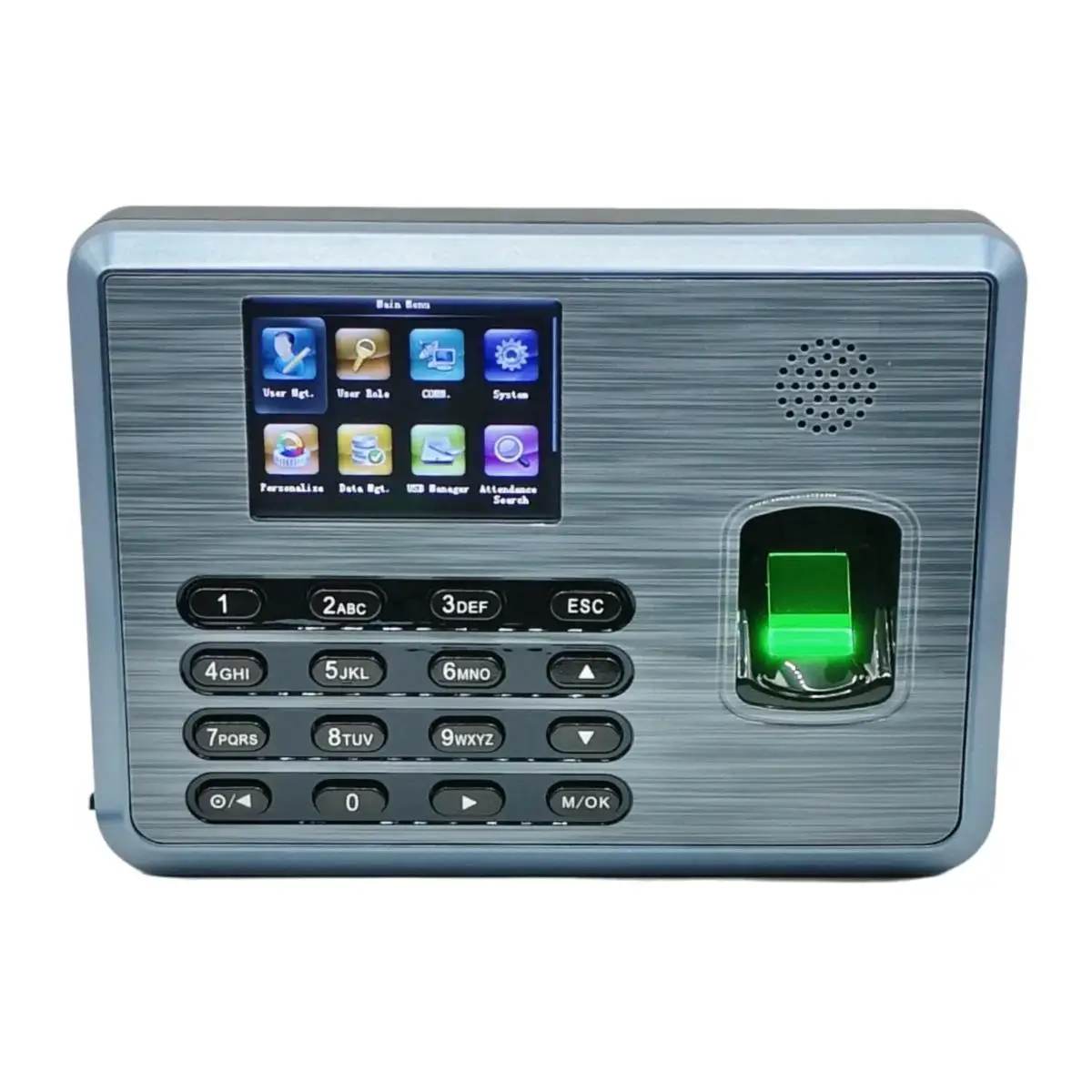 TX628 지문 인식 시간 기록 장치 2.8인치 컬러 스크린 TCP/IP USB 다운로드 시간 기록기
