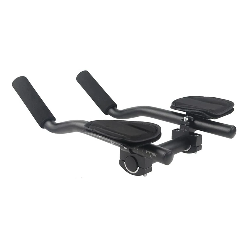 Aero Bars, Fiets TT Stuur Fiets Road Mountain Fiets Triathlon Aero Rest Handvat Bar Clip Op Tri Bars, Aluminium Fiets Rest Stuur, Armsteun Fiets Aerobar voor Triatleet Mountainbike