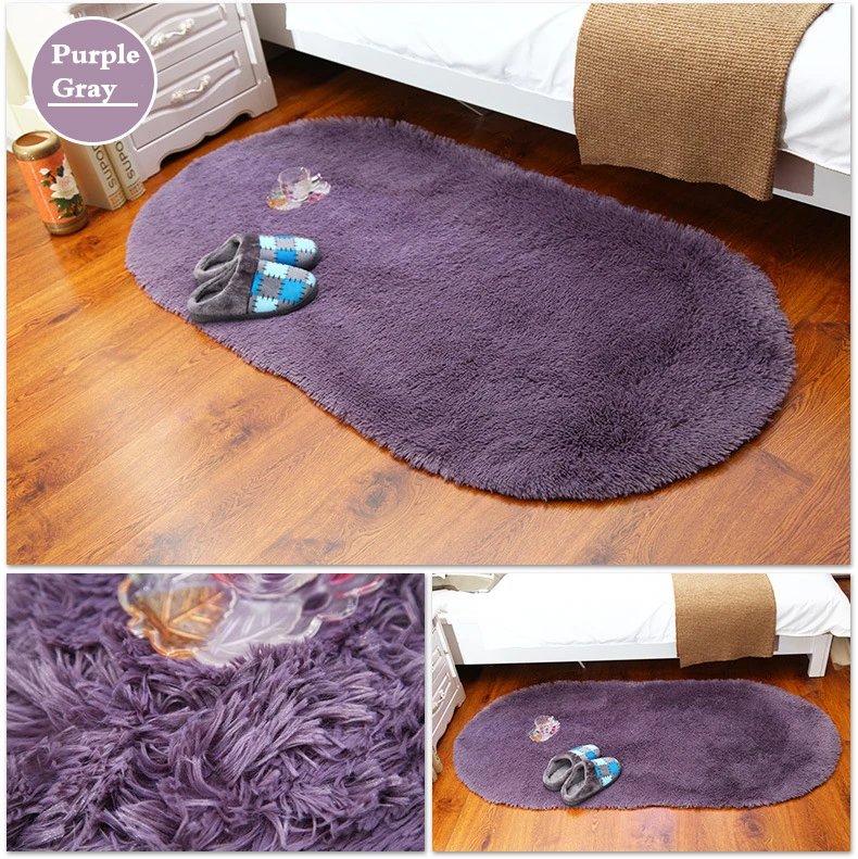 

14220 Plush Carpet Living Room Decoration Fluffy Rug Thick Bedroom Carpets Anti-slip Floor Soft Lounge Rugs Solid Large Carpets