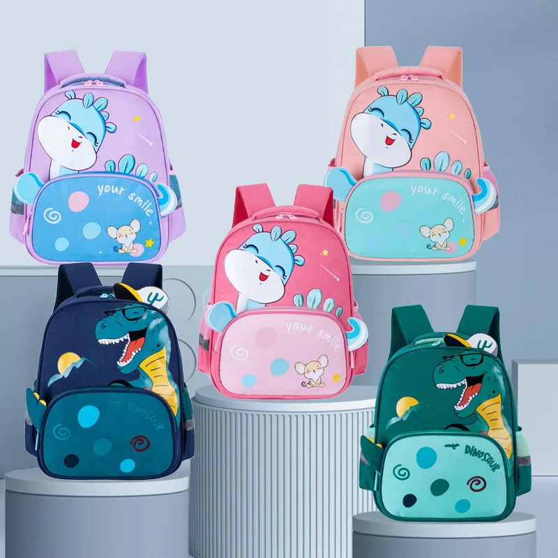 

Cartoon Dinosaur Backpack Kindergarten Children's Schoolbag Boys 3-5-6 Years Old Girls Primary School Student Bag Mochila Plecak