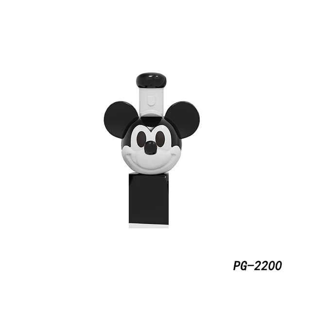 Disney Mini Action Toys Figures Building Blocks Cartoon Toy Story Mickey Mouse Winnie The Pooh Frozen Stitch Donald Duck Bricks PG2200