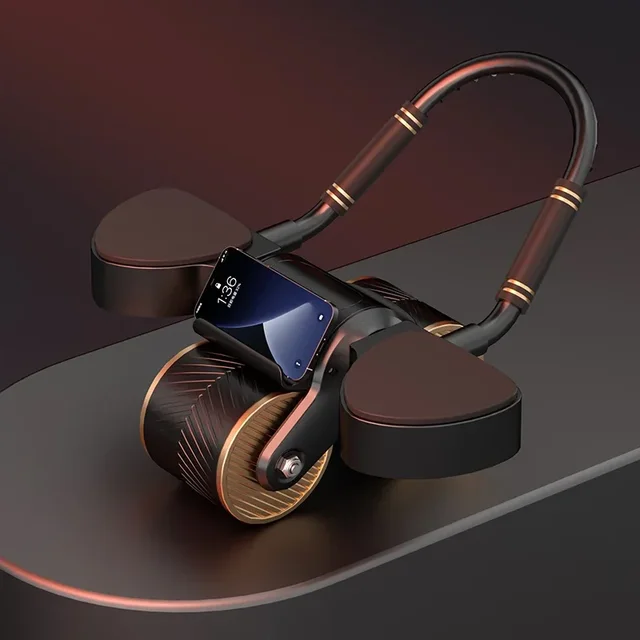 Ny design smart räknande magrulle för coreträning automatiskt rebound maghjul med armbågsstöd_voghion.com