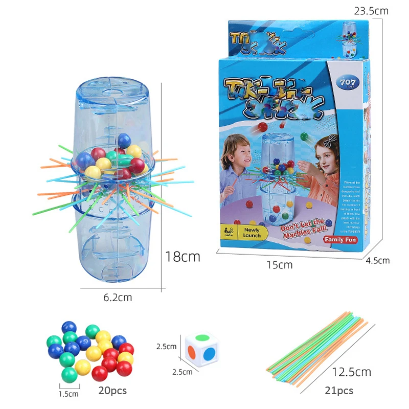 Games For Kids Adults Don't Let The Beads Fall Down Improve Intelligence Development Kids Puzzle Pull Stick Game Christmas Gift