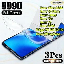 Premium Hydrogel Screen Protector for Enhanced Durability and Clarity (Edge 70 Fusion Plus)