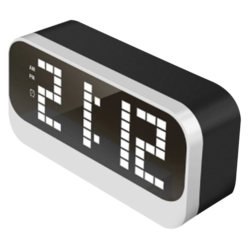 LED Digital Smart Desk Alarm Clock Watch Table Electronic Desktop Clocks with Large Digital