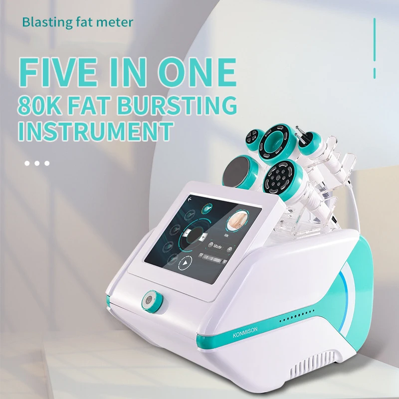 

Five-in-one 80K fat bursting instrument 80K ultrasonic RF radio frequency negative pressure fat reducing beauty instrument