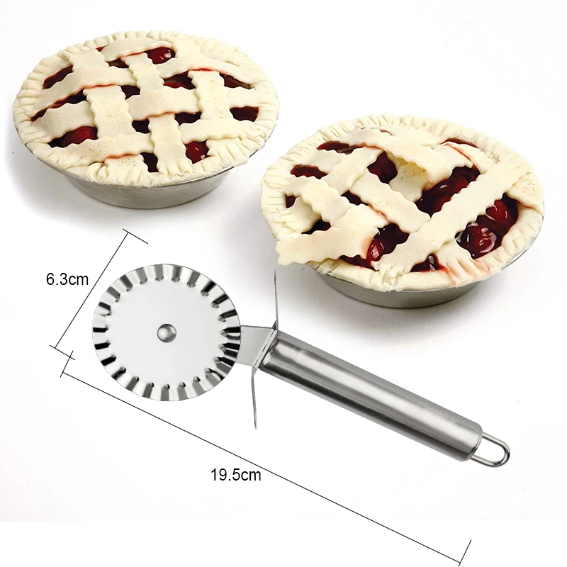 Stainless Steel Pizza Cutter Slicer Wheel Cake Bread Pies Round Knife Pasta Dough Baking Kitchen Cooking Tool pizza cutter,cake cutter,pizza knife
