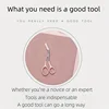 Precision eyebrow trimmer scissors with comb - a scratch free hair removal and shaping tool suitable for both men and women 3