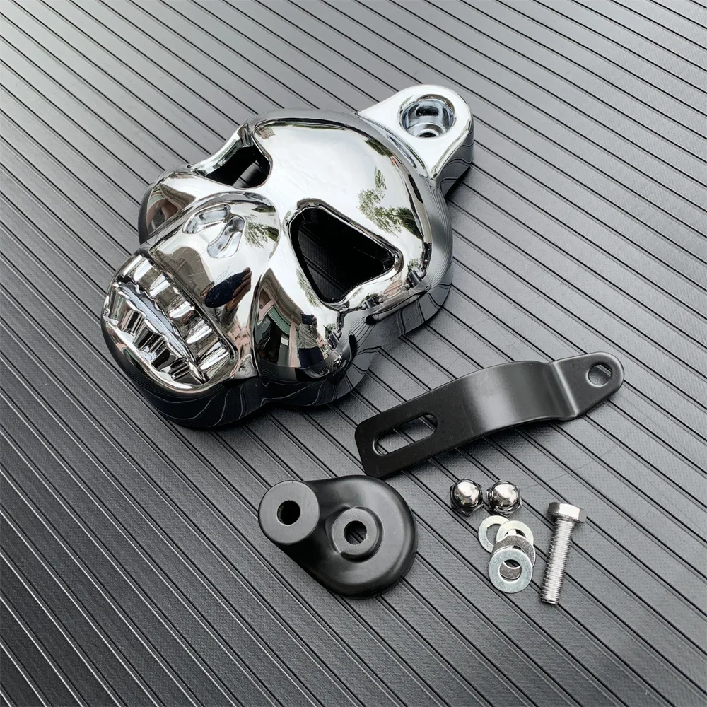 Motorcycle Skull Horn Cover For Harley Sportster 883 1200 Softail