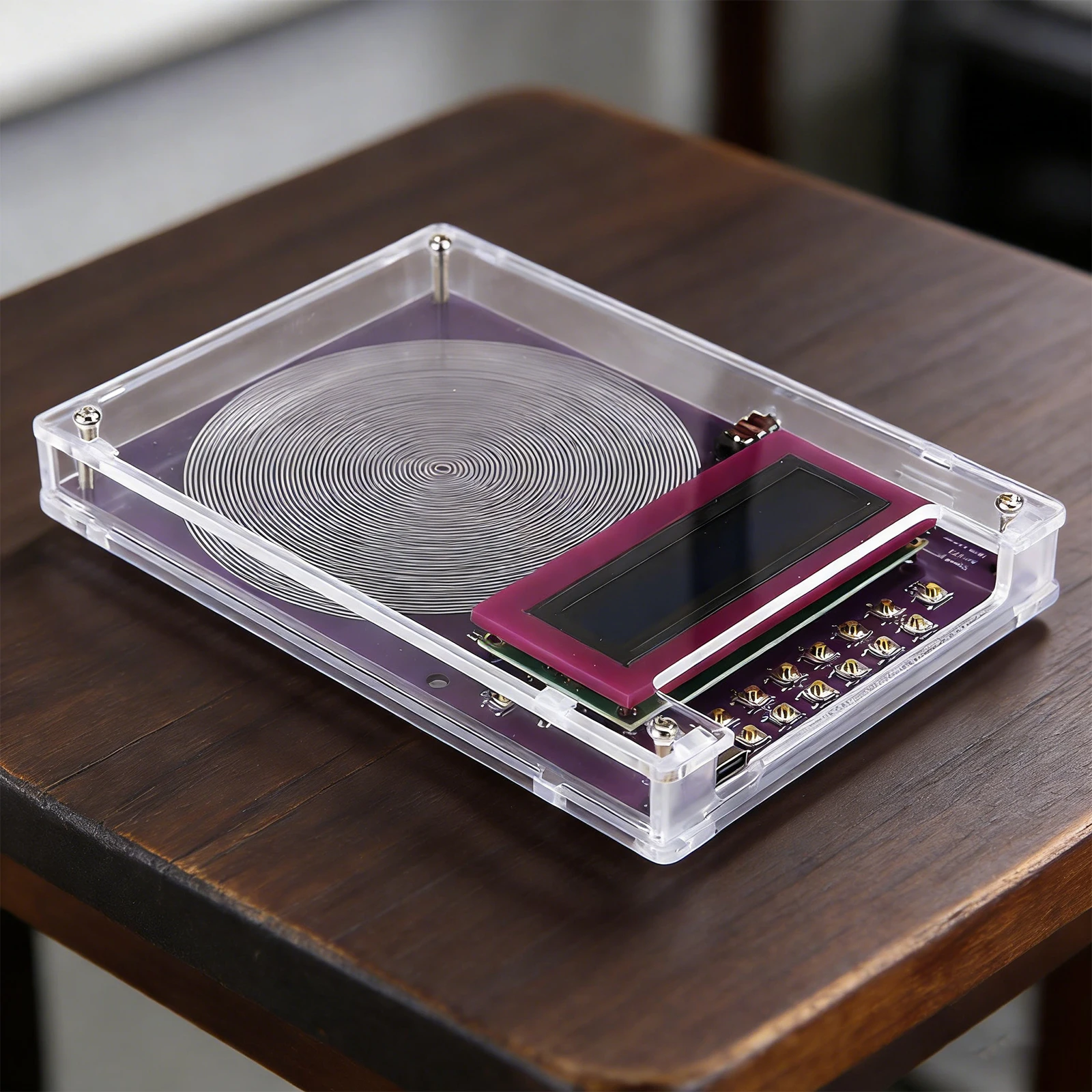 Generatore di Onde Schumann 7.83Hz, Generatore di Onde Sinusoidali a Frequenza Variabile 0.01-100000Hz con Display LCD, Sintonizzabile per Test di Laboratorio - immagine 3