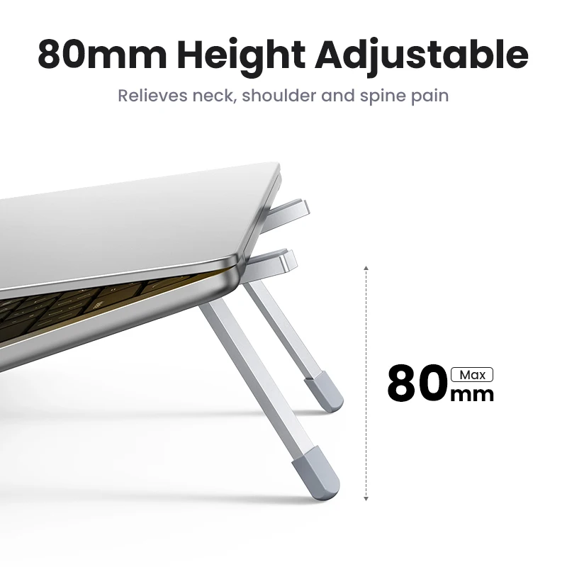 UGREEN Laptop Stand laptop stand mobile phone stand tablet bracket For Macbook Pro Foldable Aluminum Vertical Notebook Stand Laptop Support Macbook Air Pro Tablet Phone
