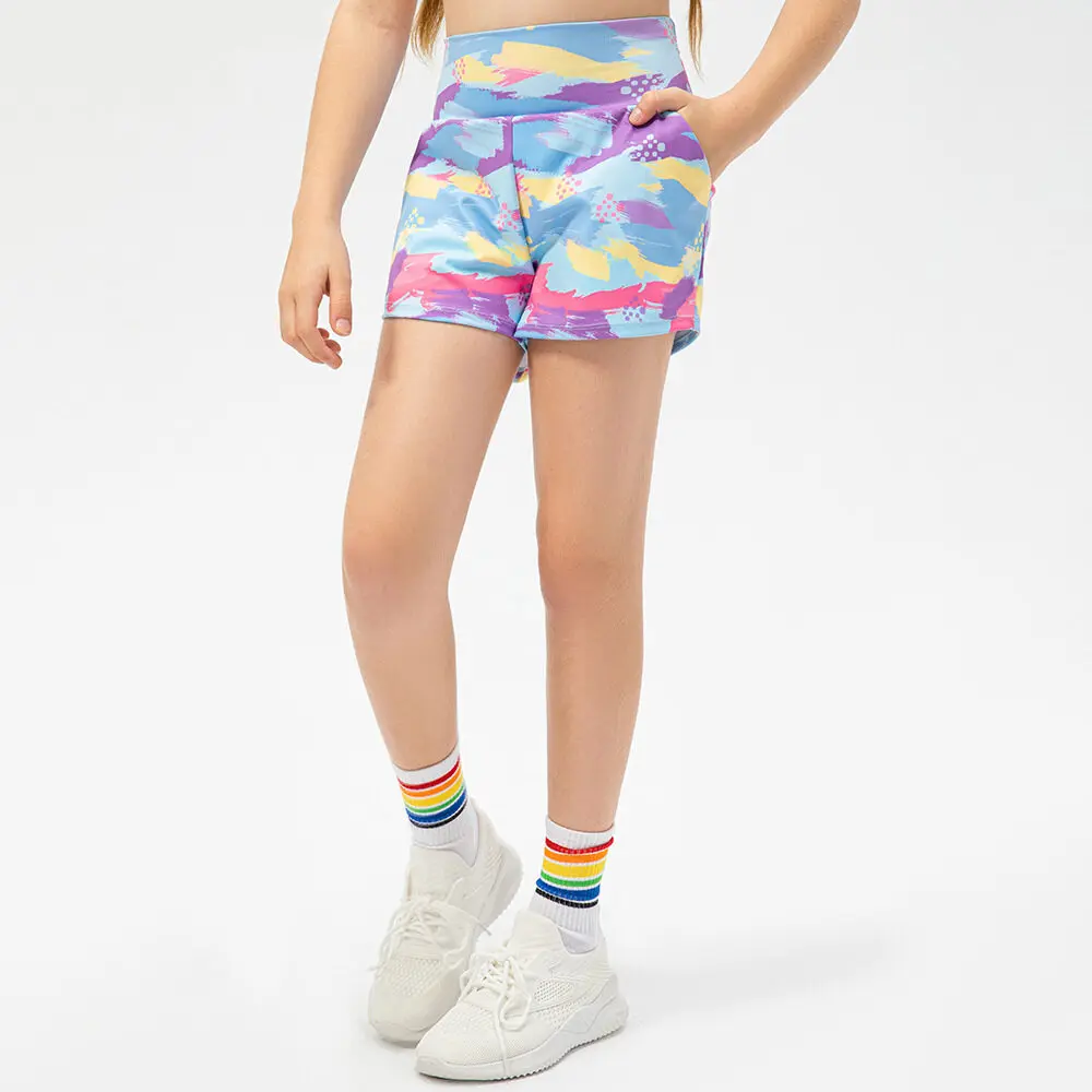 Kids Badminton Tennis Sport Quick dry Shorts Jogging Running Sportswear Girls Yoga Dancing Training Fitness Shorts Child MM405