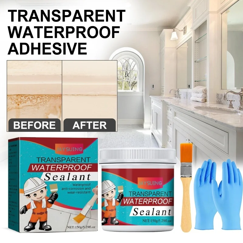 Rivestimento Impermeabile A Prova Di Perdite Del Tetto Della Parete Esterna Della Cucina Del Bagno Della Colla Impermeabile Trasparente