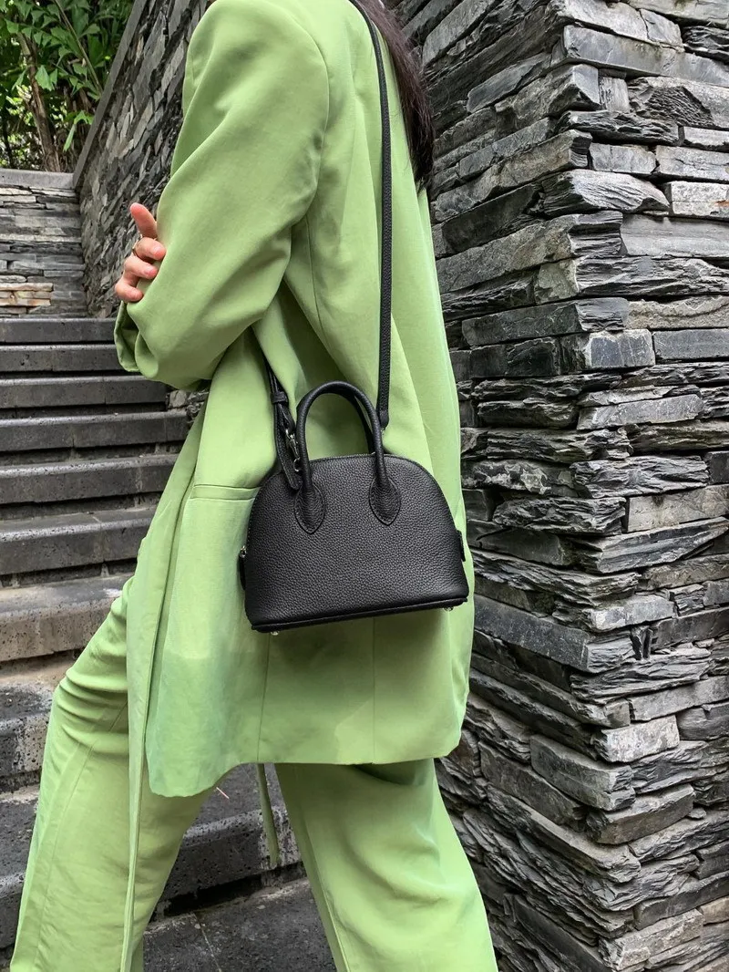 Klassische Damen Handtasche Aus Leder Als Umhängetasche Klein_voghion.com