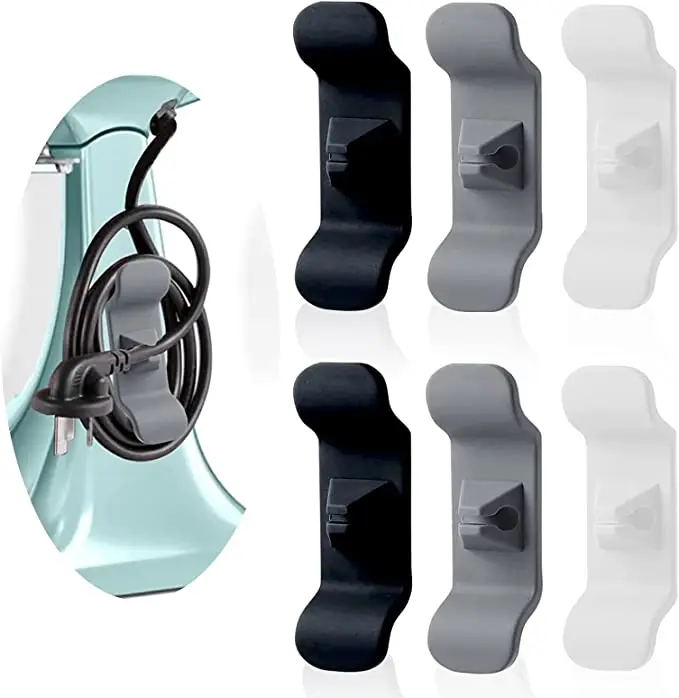1/3pc Cord Wrapper Hooks Clip Cable Wire Organizer Kitchen Appliance Wire Winding Protection Household Appliances Cable Winder