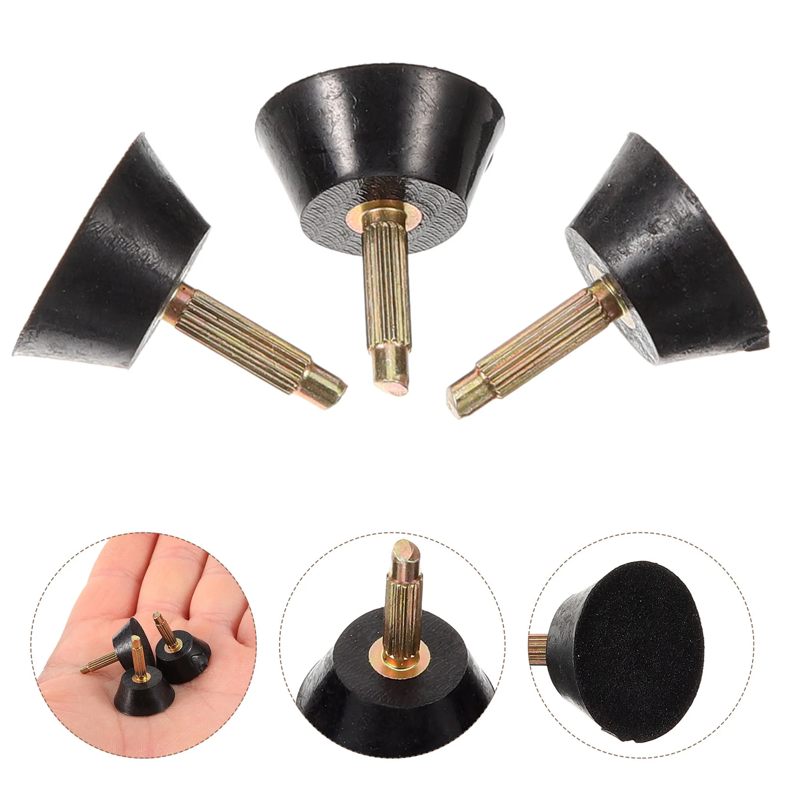 

10 Pairs Shoe Heel Repair Tips Replacement Heel Tips Women Heel Repair Caps for High Heels