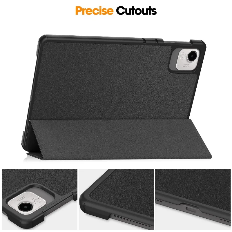 Elegant Tri-Folding PU Leather Tablet Cover