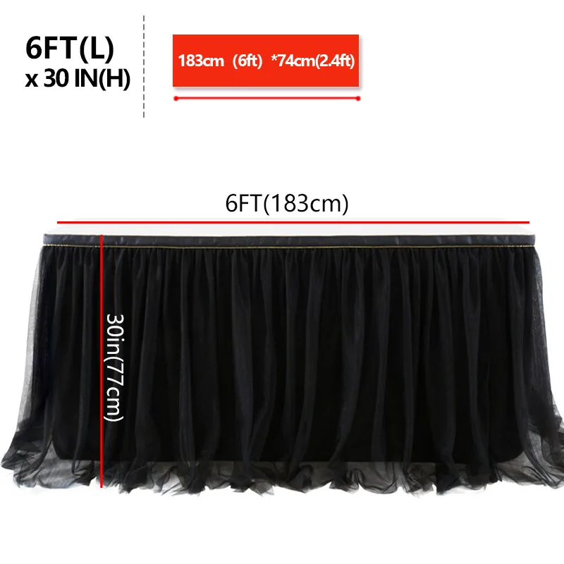 6FT black