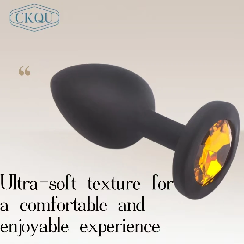 Anal Plug Silicone with Round Head Men's Prostate Massager Women's Anal Trainer Unisex Sexual Wellness Toy for Couples