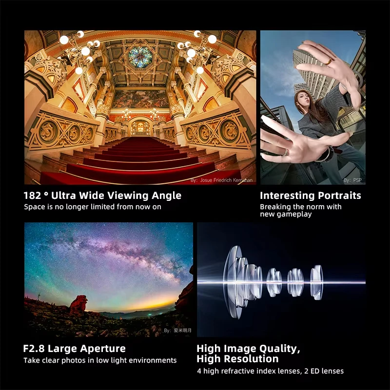 브라이트인 스타 11mm F2.8 II 풀프레임 어안렌즈, 182 °   E/RF/Z/L용 초광각 수동 초점 렌즈