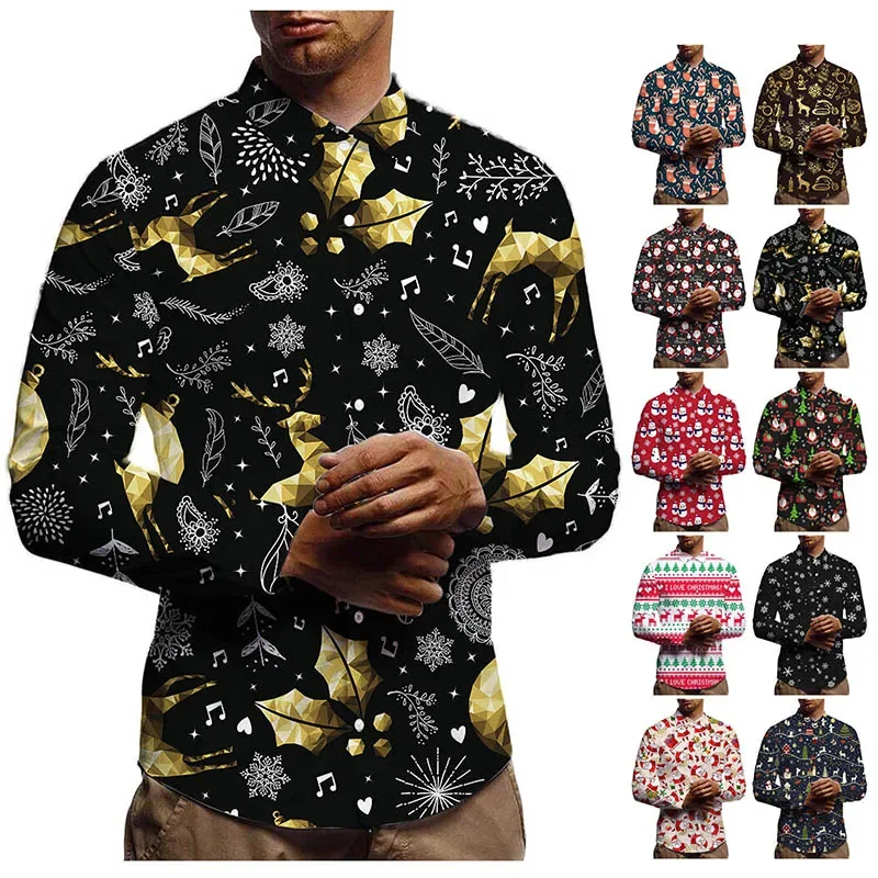 Рисунок 2 - Мужская Рождественская рубашка Санта Клауса Гавайи