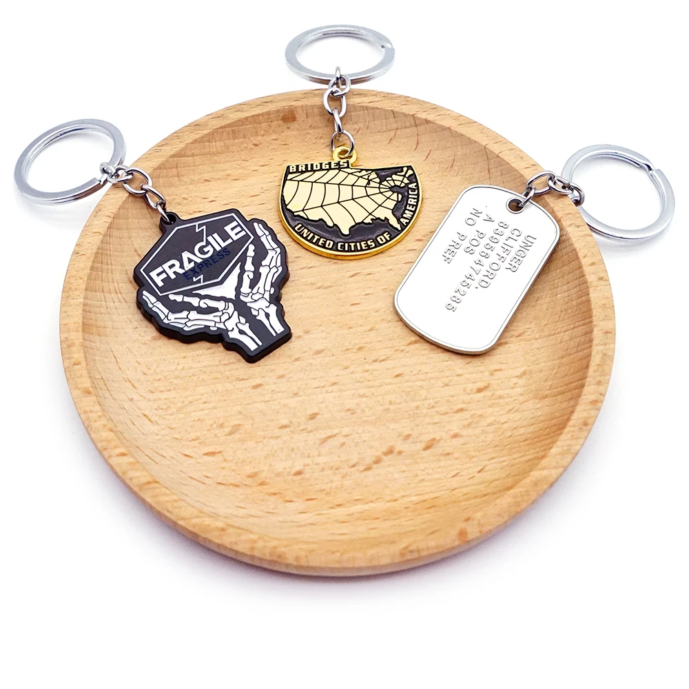 Death Stranding Keychain Dog Tag Key Chain Keyring Fashion