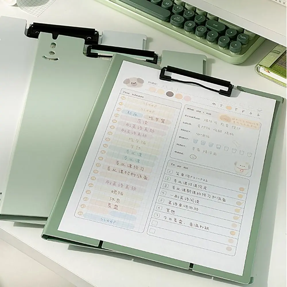 Dual-use Vertical Plate Clamp Vertical Multifunction A4 File Folder Test Paper Storage Organizer School Office business folder