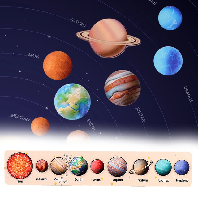 Planètes jouets apprentissage pour découvrir le système solaire