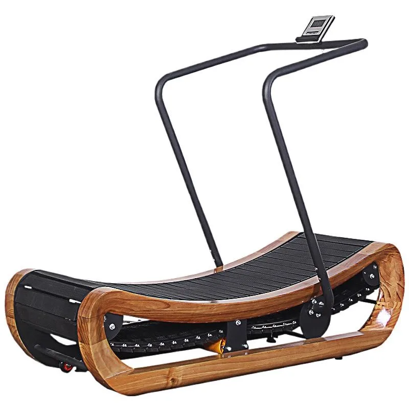 Commercial Wooden Unpowered Treadmill Arc Gym Enterprise Club Combination Fitness Equipment Tapis Roulant