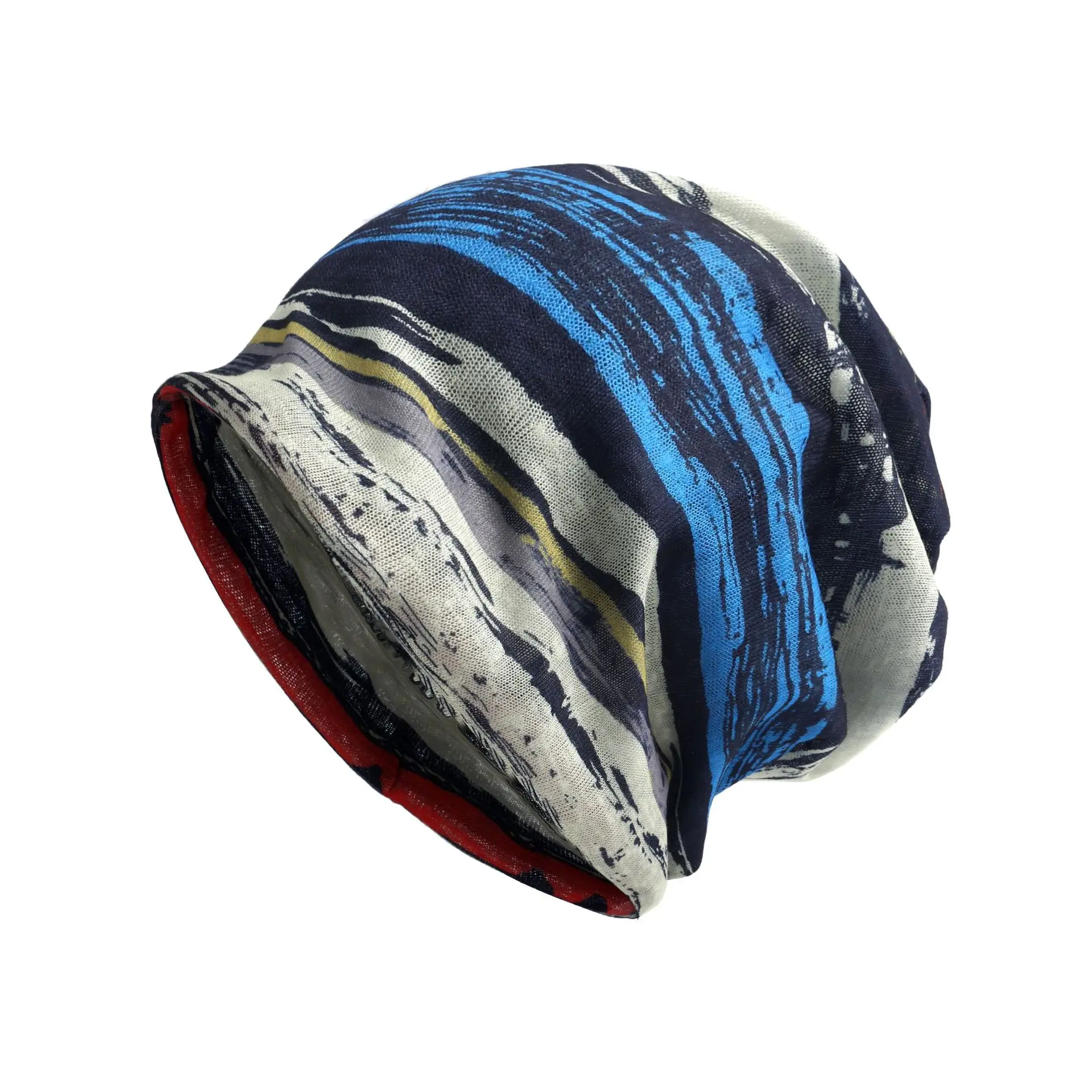 Turban-Mütze, Beanie für Damen und Herren, Unisex, gestrickt, kältebeständig, hält warm, winddicht, Baggy-Mütze, Frühling, Herbst, Winter, lässig, Outdoor – Detail 5