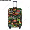 Custom Jamaica One Love Culture Pattern Travel Luggage Cover Washable Suitcase Cover Protector Fit 18-32 Inch 1