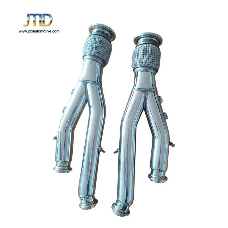 

JTLD Stainless Steel High Flow Down Pipe For Lamborghini Aventador LP700 Catless Downpipe